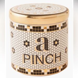 Anthropologie Bistro Tile A Pinch Canister